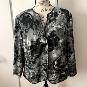 Vintage Asian inspired blazer jacket